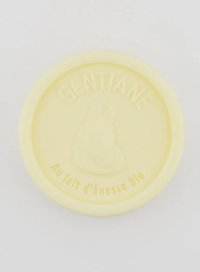 Organic Donkey Milk and Gentian Soap - 100g (pic 1)