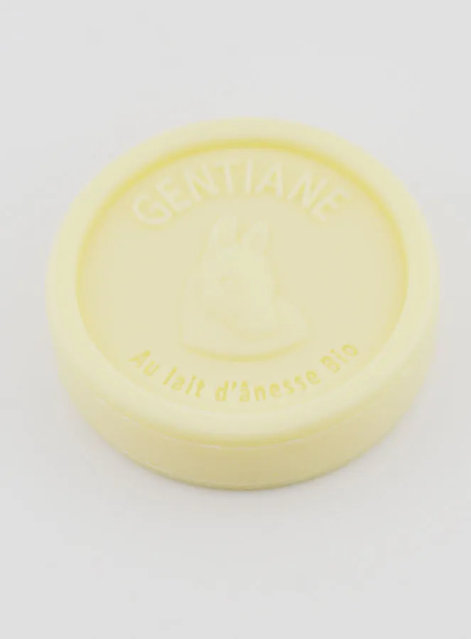 Organic Donkey Milk and Gentian Soap - 100g (pic 3)