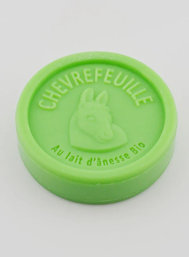 Organic Donkey Milk and Honeysuckle Soap - 100g (pic 3)