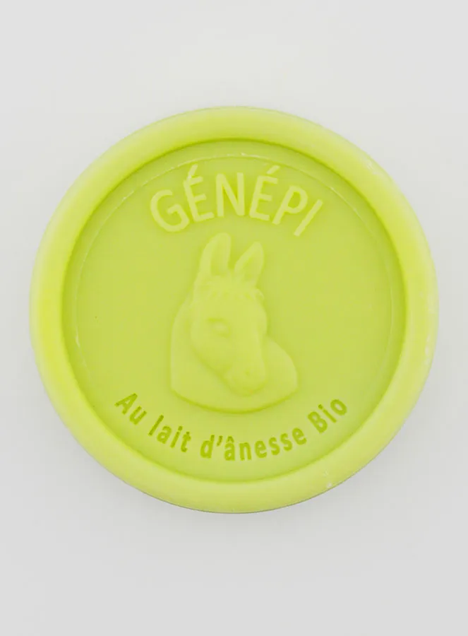 Organic Donkey Milk and Genepi Soap - 100g (pic 1)