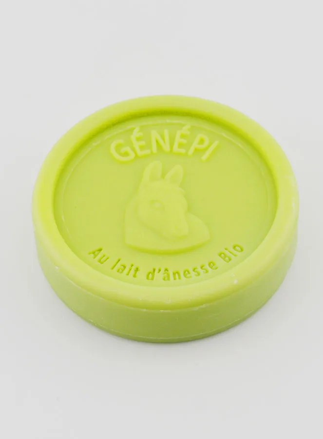 Organic Donkey Milk and Genepi Soap - 100g (pic 3)