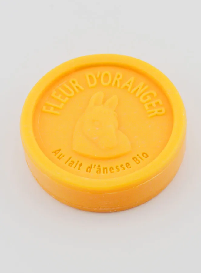 Organic Donkey Milk and Orange Blossom Soap - 100g (pic 3)