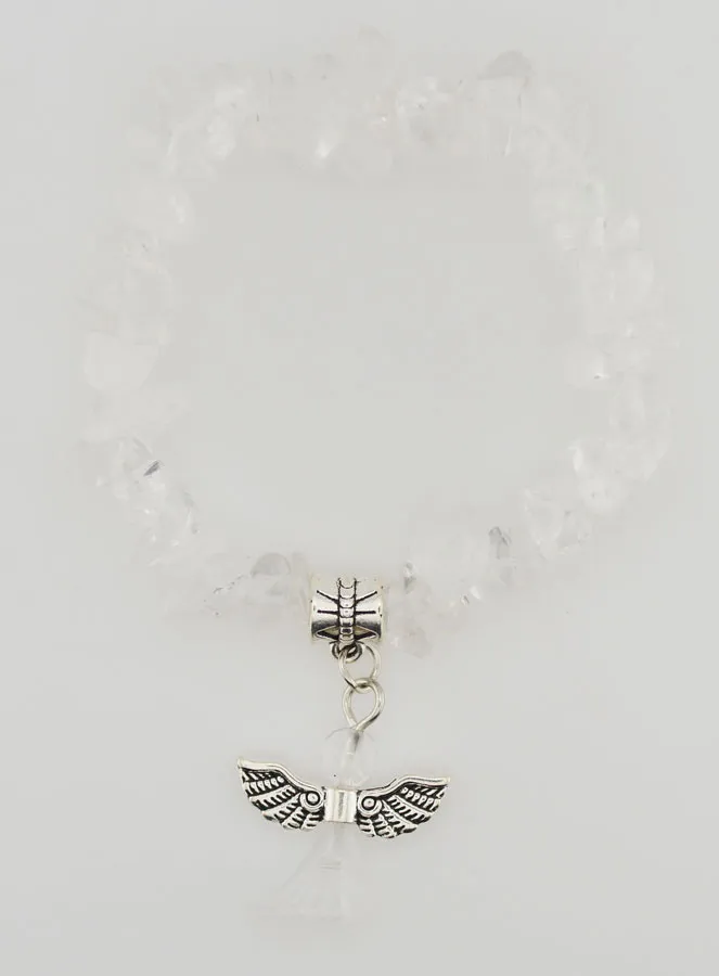 Guardian Angel Children’s Bracelet – White (pic 1)