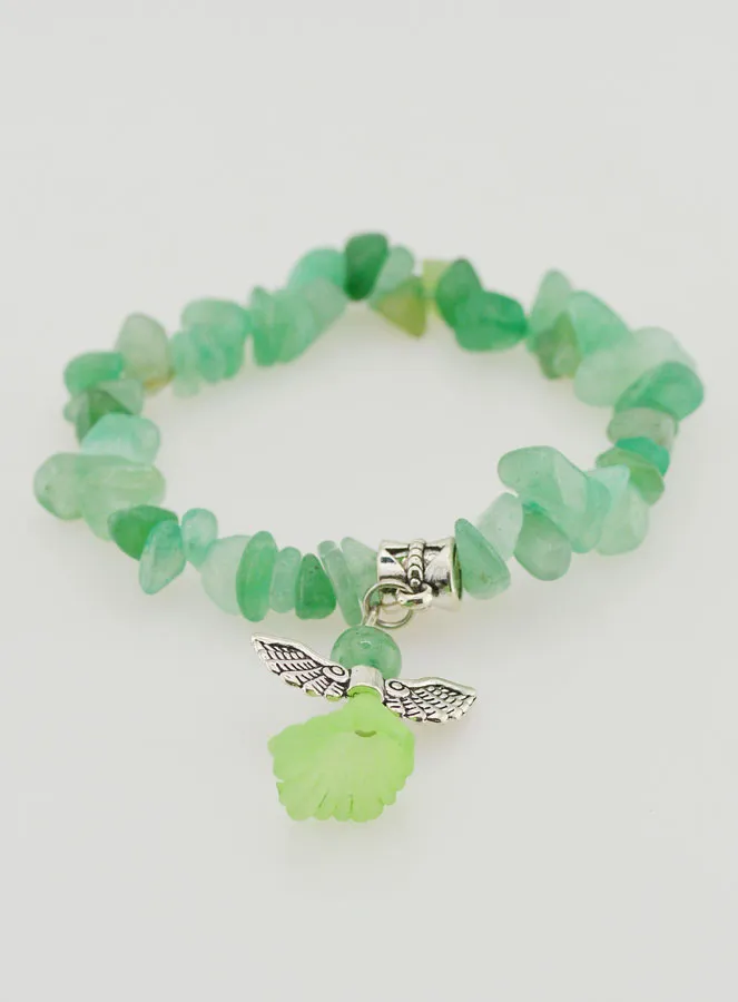 Guardian Angel Child Bracelet - Green (pic 2)