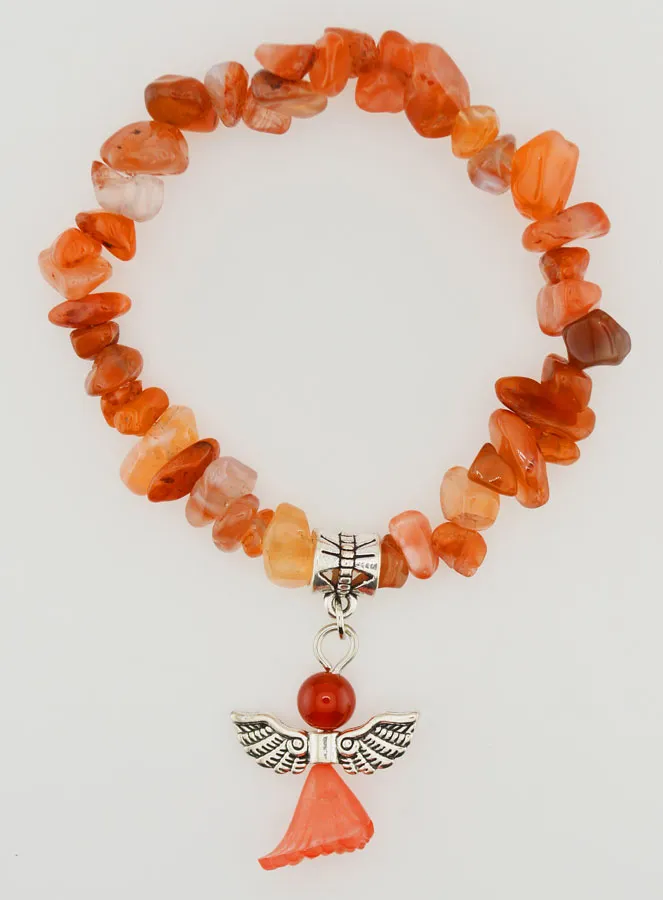 Guardian Angel Children’s Bracelet – Orange (pic 1)