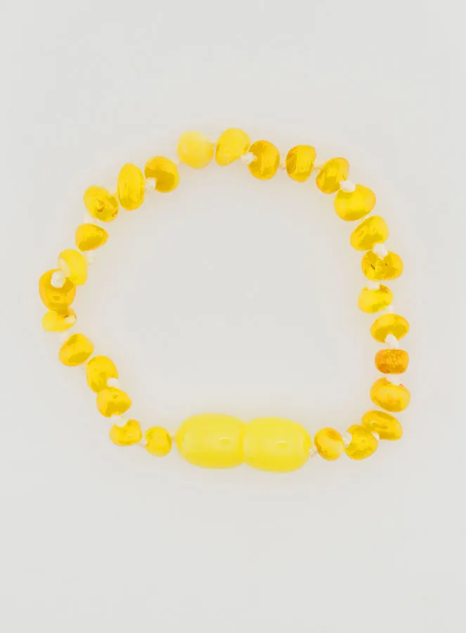Baby Bracelet in Light Baltic Amber (pic 1)
