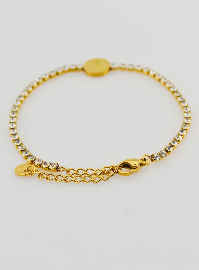 Saint Benedict Bracelet in Golden Stainless Steel (pic 4)