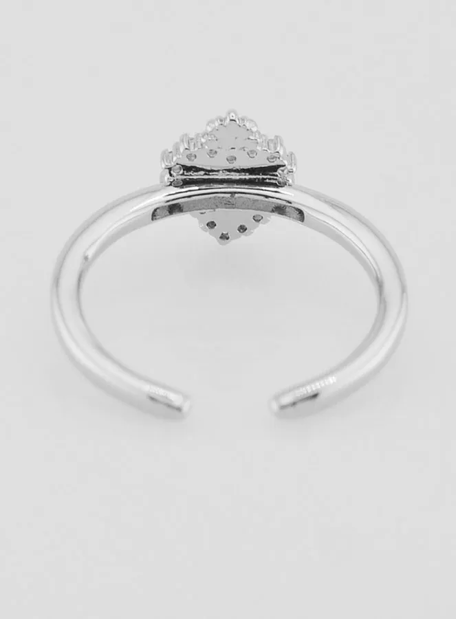 Adjustable Ex Voto Ring Brass with Stones (pic 4)