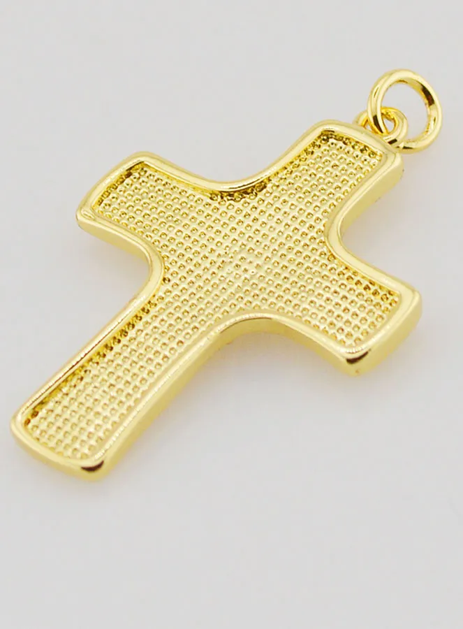 Ex Voto Cross Pendant - 27mm (pic 4)