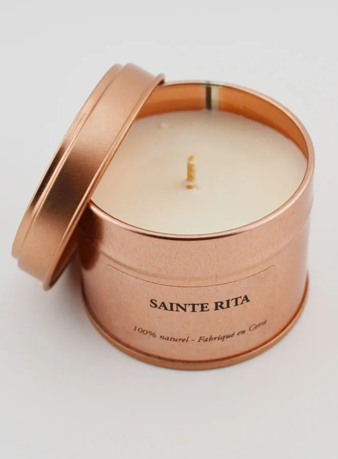 Handcrafted Scented Candle - Saint Rita (pic 2)