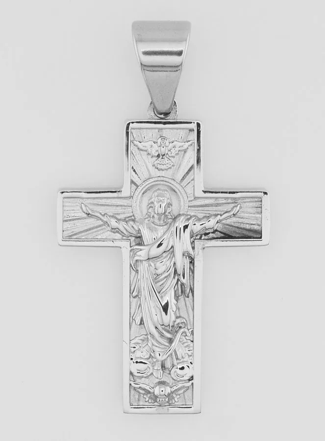 Christ the Redeemer Cross Pendant - 35mm (pic 1)