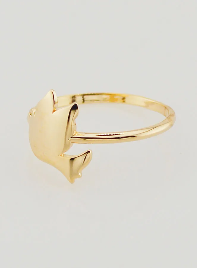 Gold-Plated Dove of Peace Ring - Size 54 (pic 2)