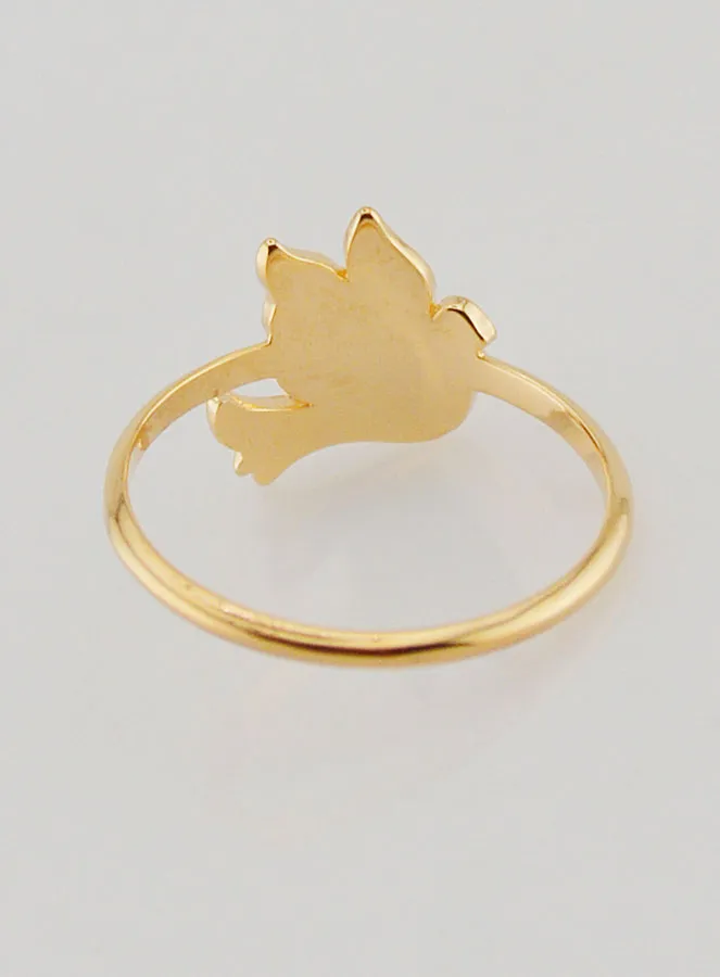 Gold-Plated Dove of Peace Ring - Size 52 (pic 4)
