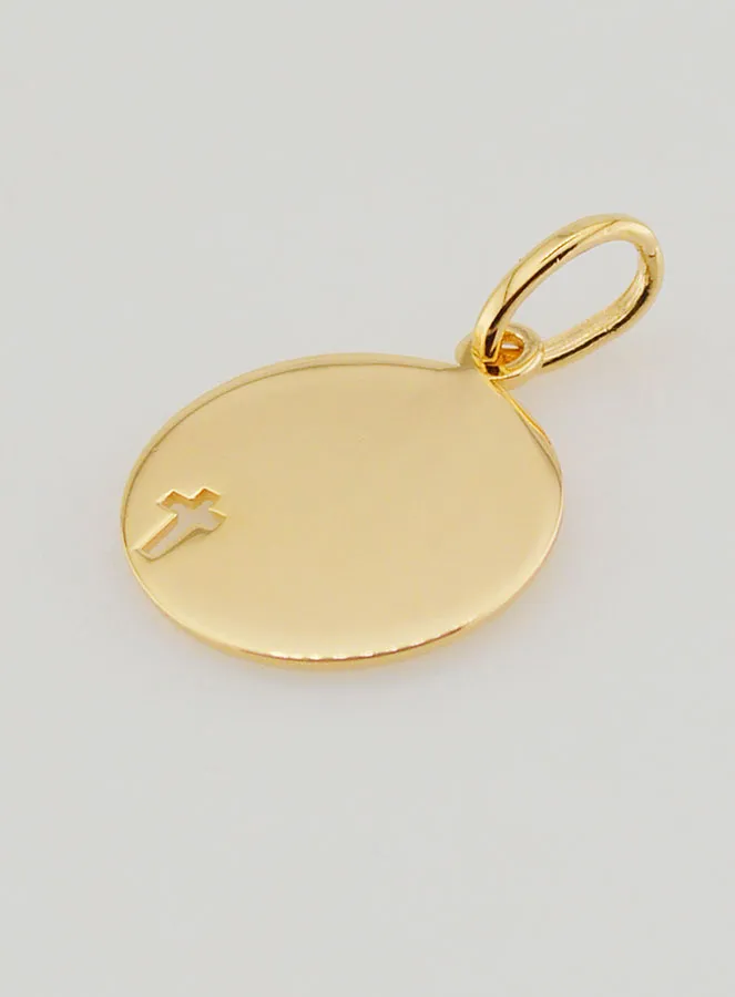 Gold-plated Holy Spirit Confirmation Medal (pic 4)