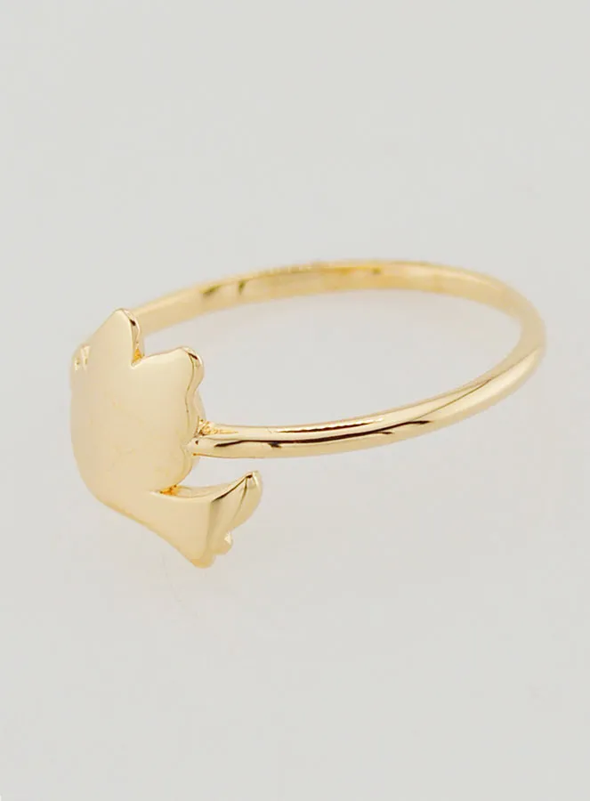 Gold-Plated Dove of Peace Ring - Size 56 (pic 2)