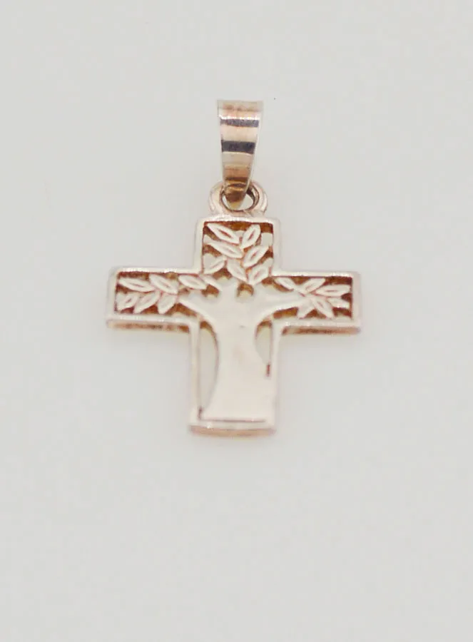 Tree of Life Cross Pendant - 15mm (pic 2)