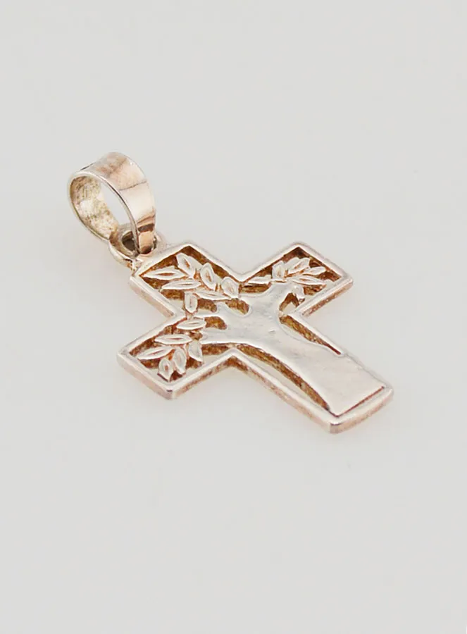 Tree of Life Cross Pendant - 15mm (pic 3)