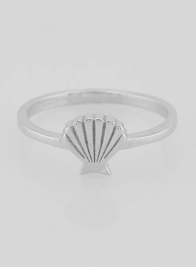 Silver Ring St. James's Shell - Size 58 (pic 1)