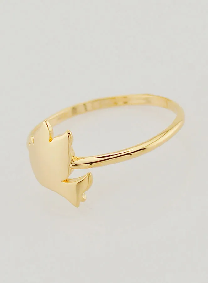 Gold-plated Dove of Peace Ring - Size 60 (pic 2)