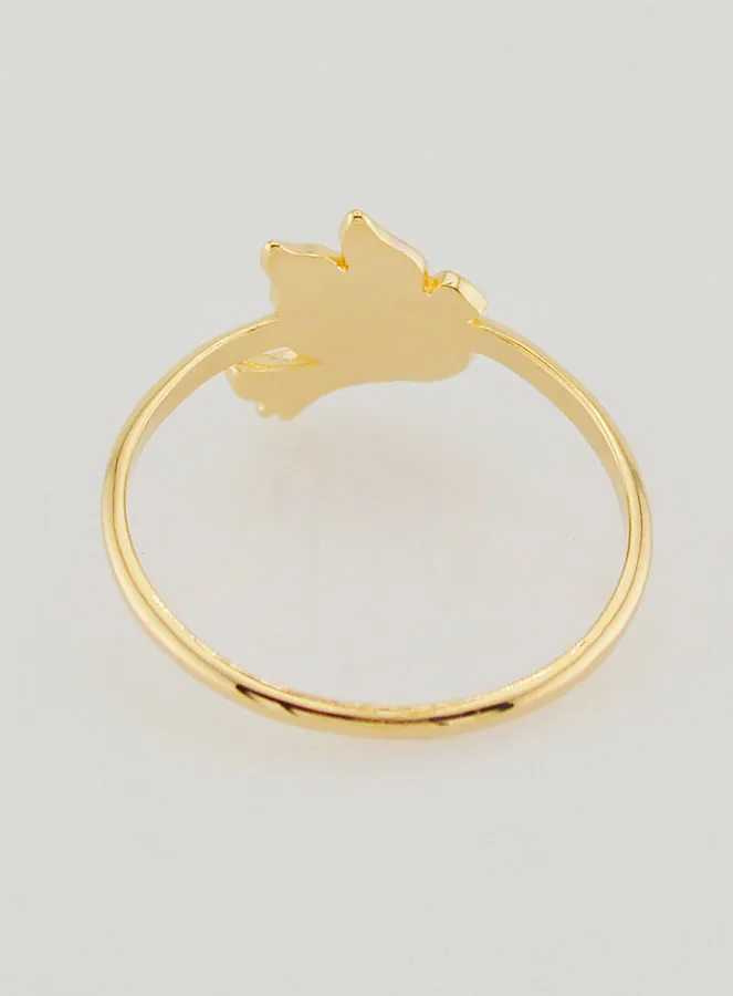 Gold-plated Dove of Peace Ring - Size 60 (pic 4)