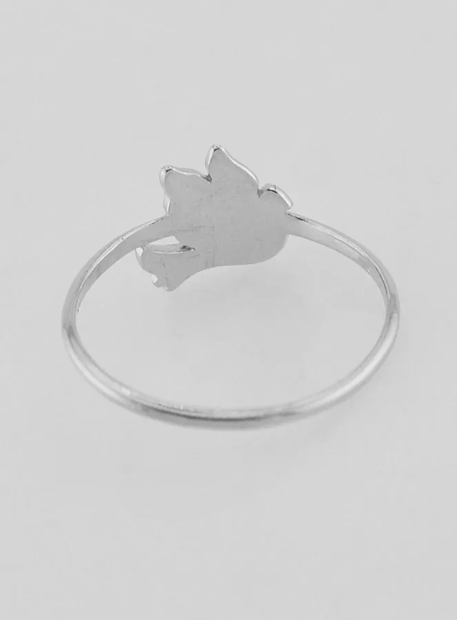Silver Ring Dove of Peace - Size 60 (pic 4)