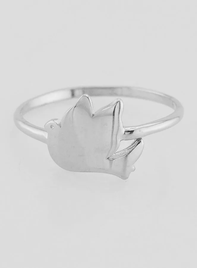Silver Ring Dove of Peace - Size 58 (pic 1)