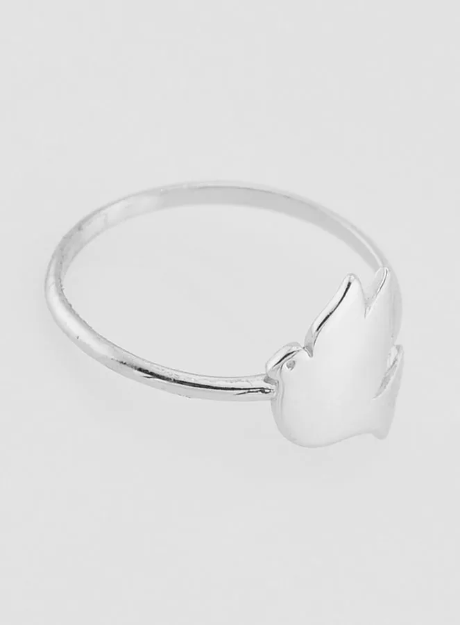 Silver Ring Dove of Peace - Size 54 (pic 3)
