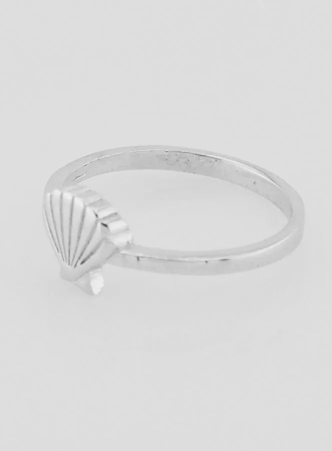 Silver Ring Scallop Shell Saint James of Compostela - Size 56 (pic 2)