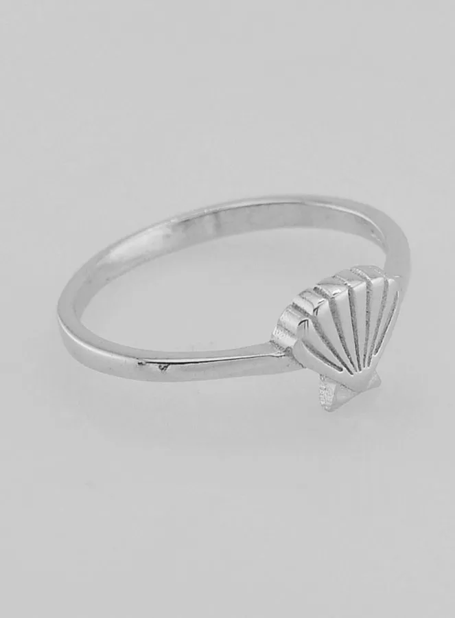 Silver Ring St. James's Shell - Size 60 (pic 3)