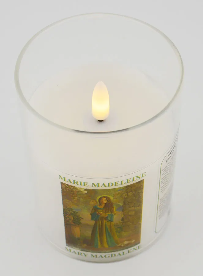 LED Votive Candle - Prière à Sainte Marie Madeleine (pic 2)