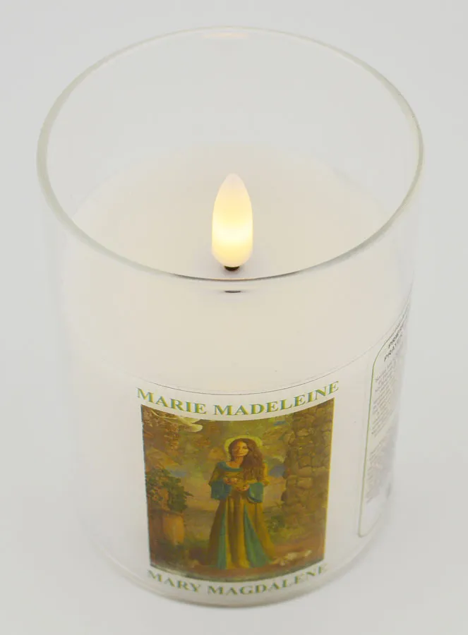 Battery-operated Church Candle - Mary Magdalene (pic 2)