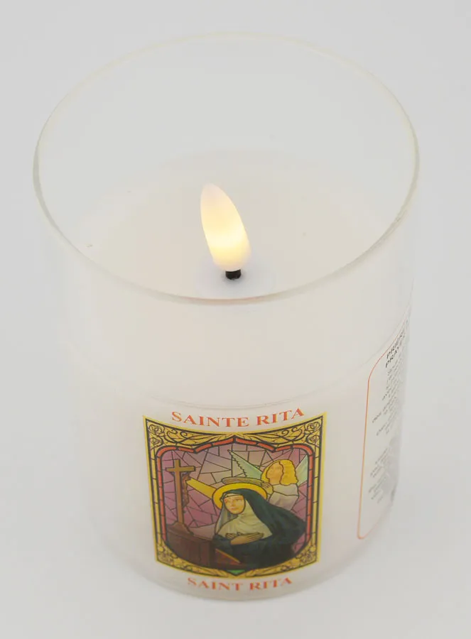 LED Votive Candle - Prayer to Saint Rita (pic 2)