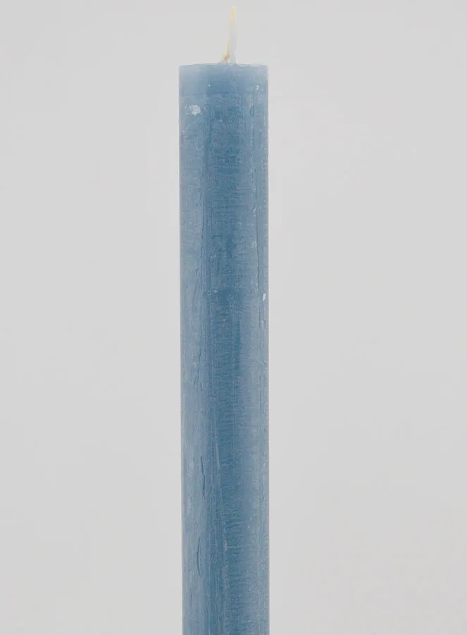 Solid Colour Candle 27cm - Blue (pic 3)