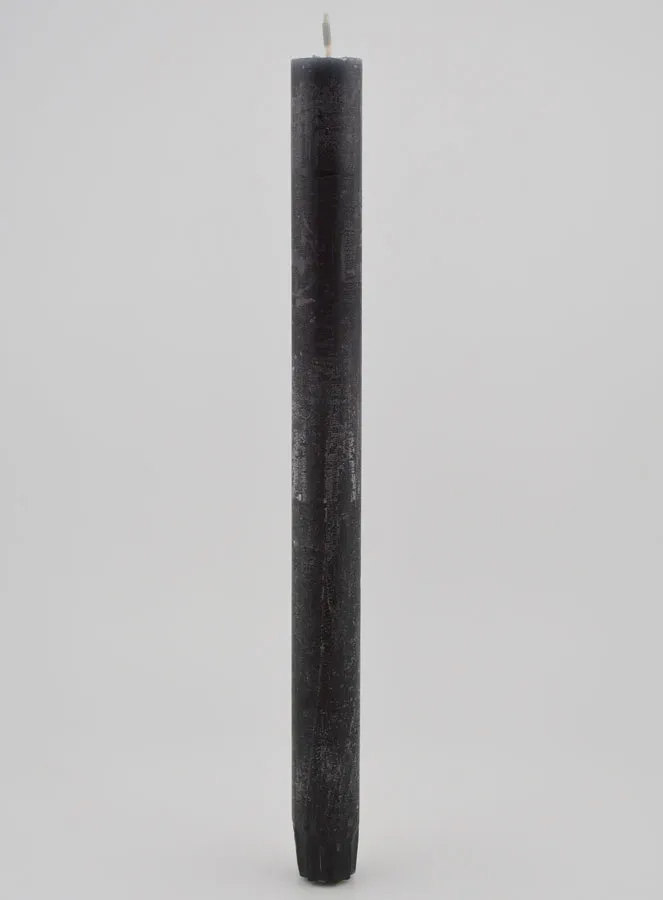 Solid Colour Candle 27cm - Grey (pic 1)