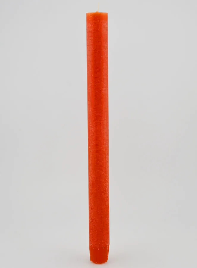 Solid Colour Candle 27cm - Orange (pic 1)