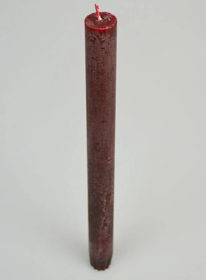 Solid Colour Prayer Candle - Velvet Red (pic 2)