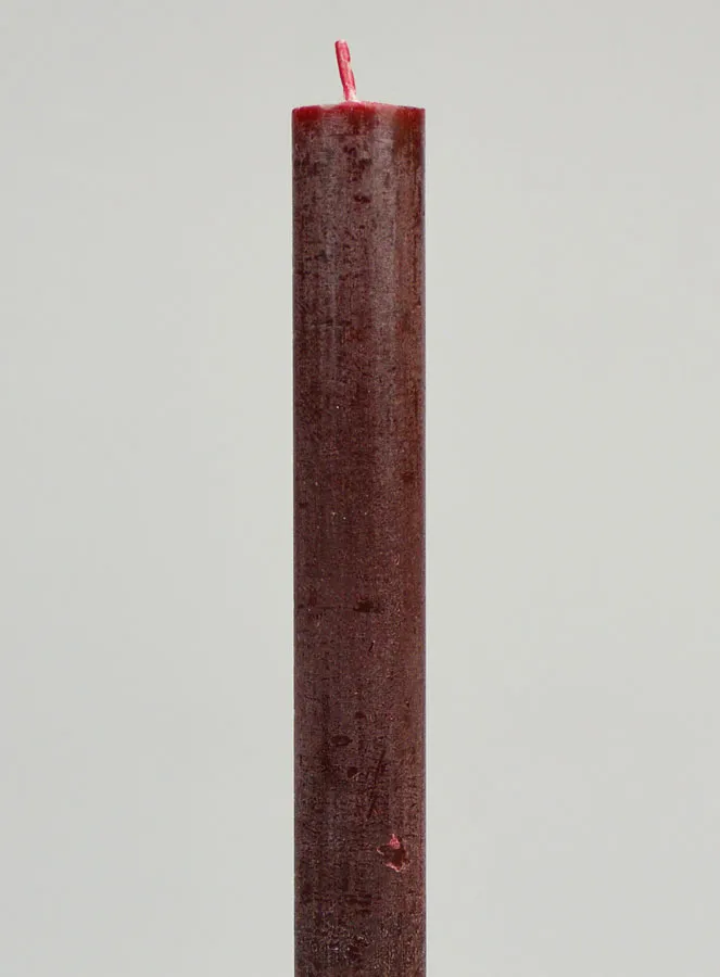 Solid Colour Prayer Candle - Velvet Red (pic 3)