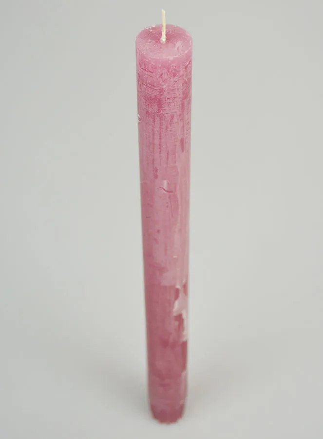 Solid Colour Prayer Candle - Pink Powdered (pic 2)
