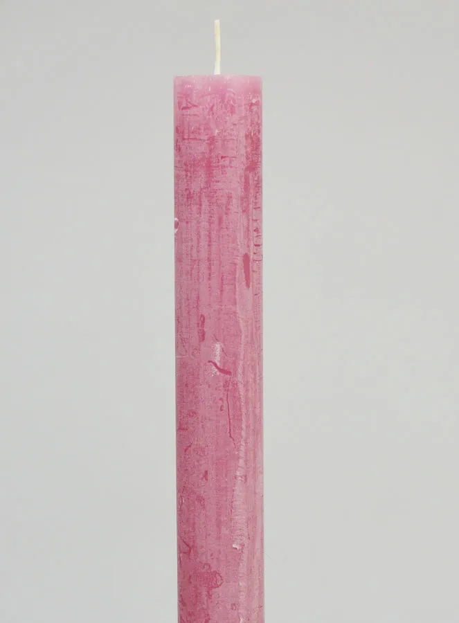 Solid Colour Prayer Candle - Pink Powdered (pic 3)