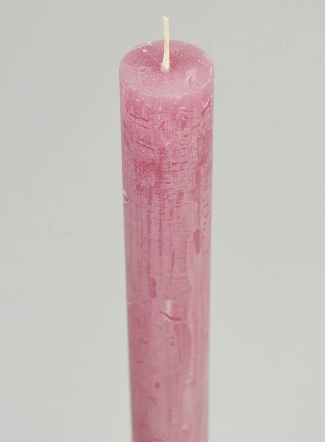 Solid Colour Prayer Candle - Pink Powdered (pic 4)