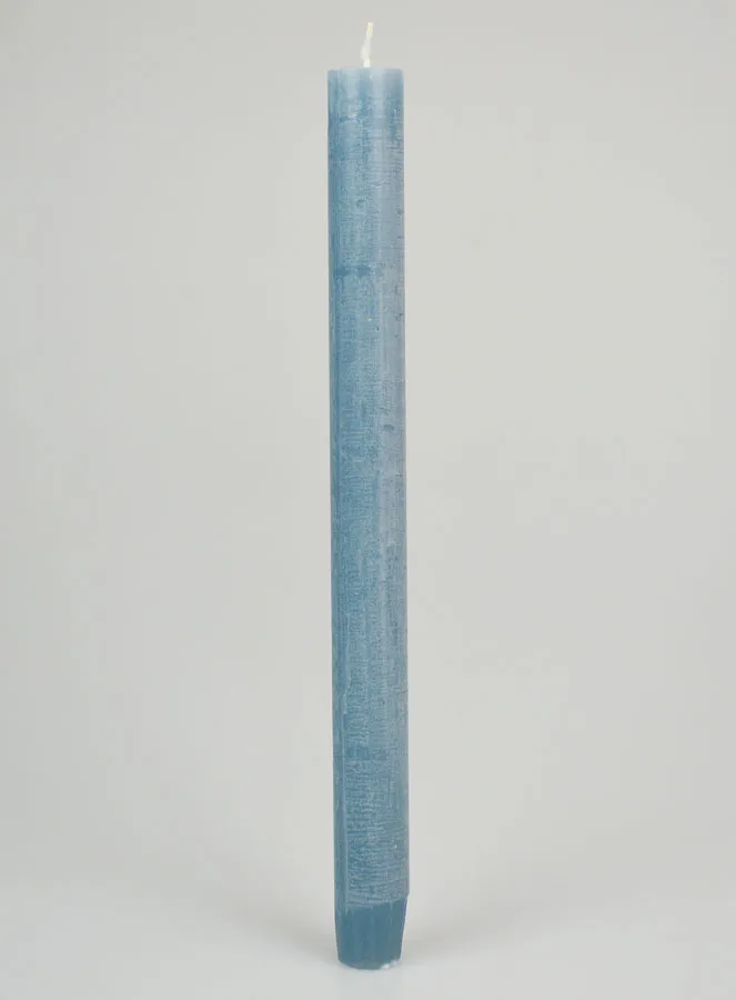 Solid Colour Prayer Candle - Blue (pic 1)