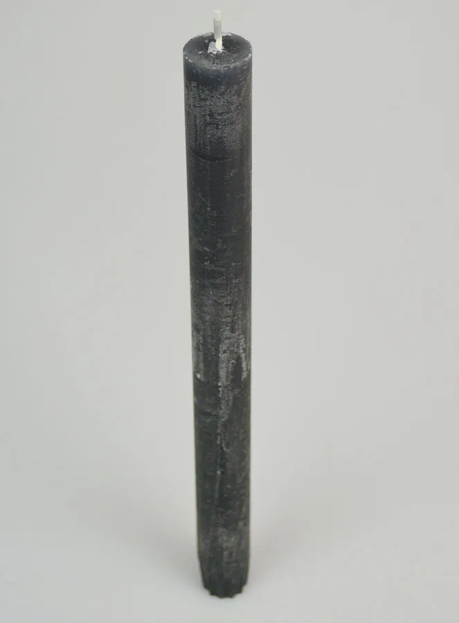 Solid Colour Prayer Candle - Grey (pic 2)