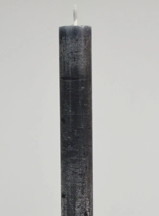 Solid Colour Prayer Candle - Grey (pic 3)