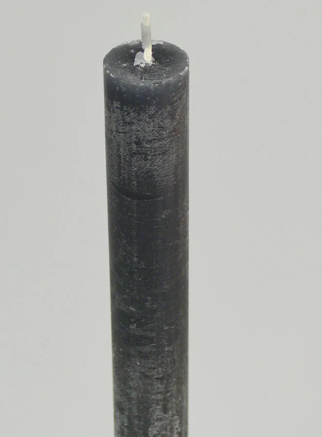 Solid Colour Prayer Candle - Grey (pic 4)