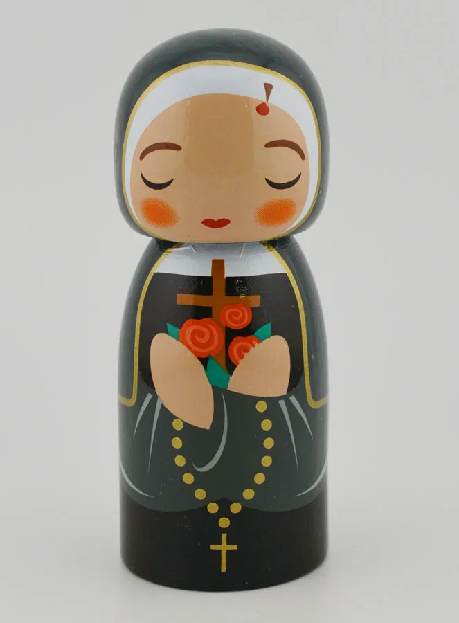 Statue of Saint Rita 10cm (pic 1)