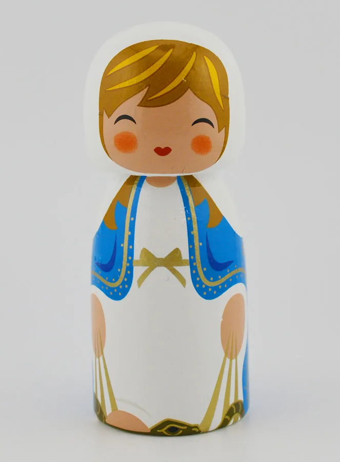 Statue of the Miraculous Virgin - 10cm (pic 1)