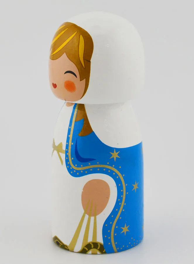 Statue of the Miraculous Virgin - 10cm (pic 2)