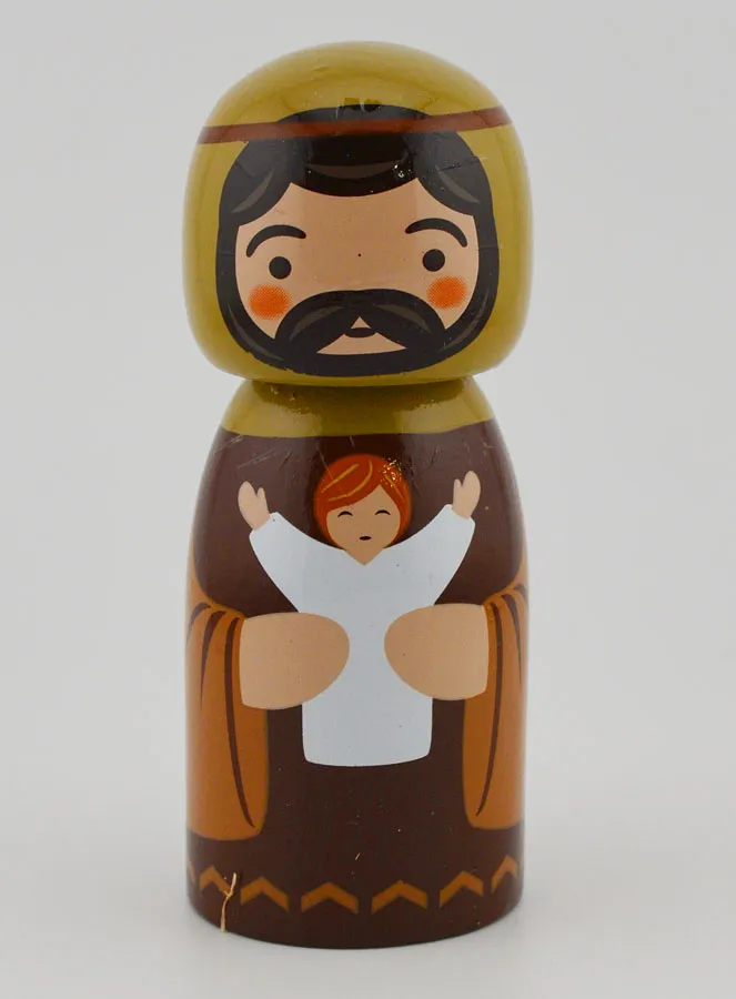 Statue of Saint Joseph - 10cm (pic 1)