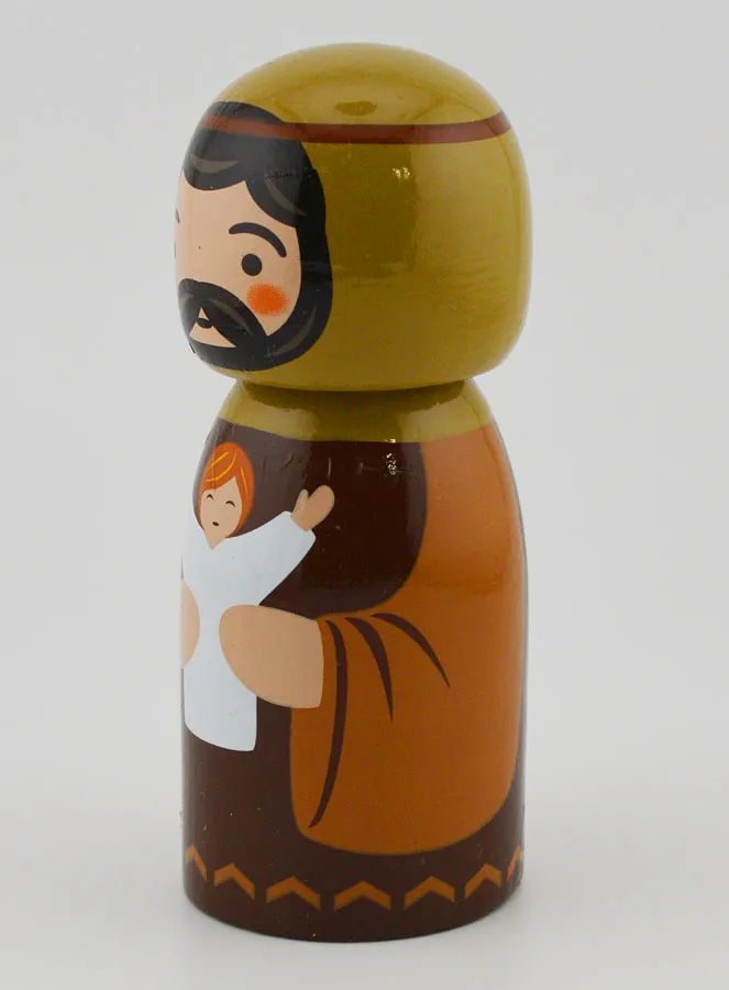 Statue of Saint Joseph - 10cm (pic 2)