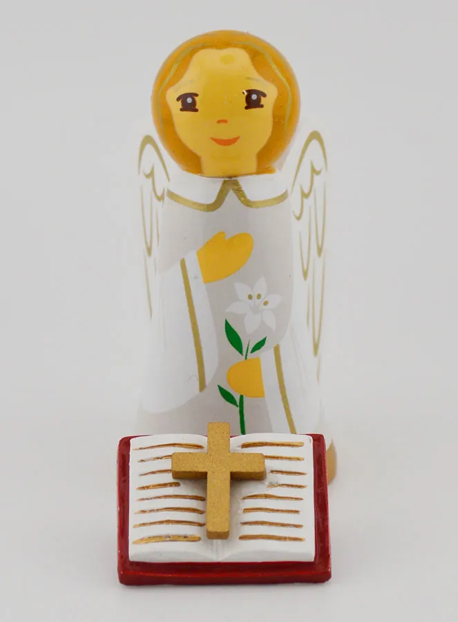 Statue Angel Gabriel with Bible (pic 1)